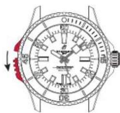 Breitling Superocean Automatic 46 - Sistema de bloqueo de bisel - 2