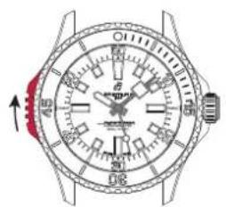 Breitling Superocean Automatic 46 - Sistema di bloccaggio della lunetta - 1