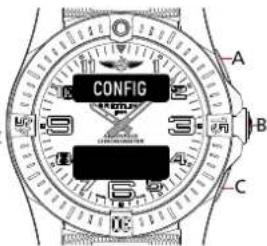 Breitling Aerospace B70 Orbiter - 電子日曆顯示亮度設定 - 1