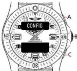 Breitling Aerospace B70 Orbiter - Digital display brightness setup - 1
