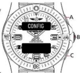 Breitling Aerospace B70 Orbiter - 数字日历显示屏亮度设置 - 1