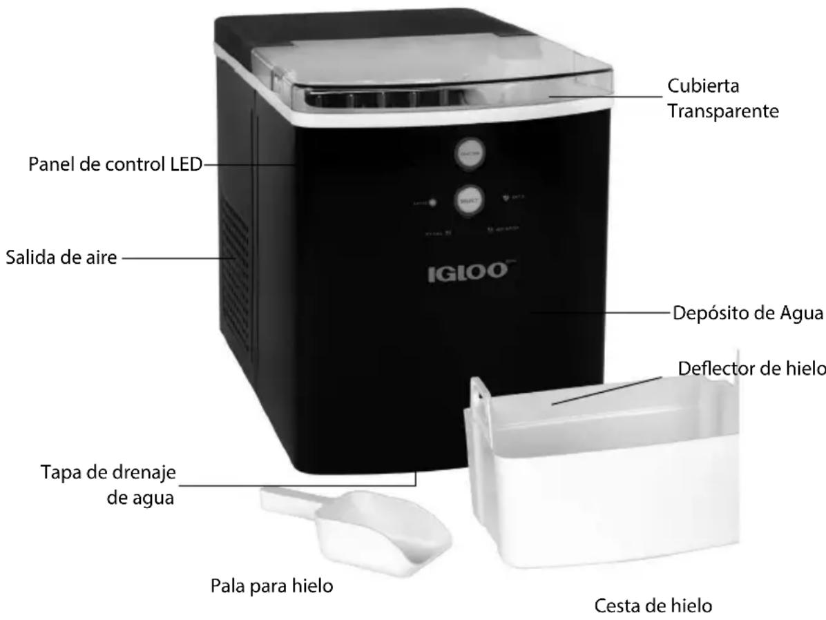 Igloo IGLICEB33BK - PIEZAS Y ENSAMBLAJE - 1