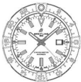 Breitling Avenger Automatic GMT - BISEL 24 H - 1