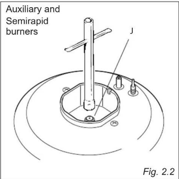 Elba Alterum EN74-300 XD - SETTING THE MINIMUM OF THE COOKTOP BURNERS - 1