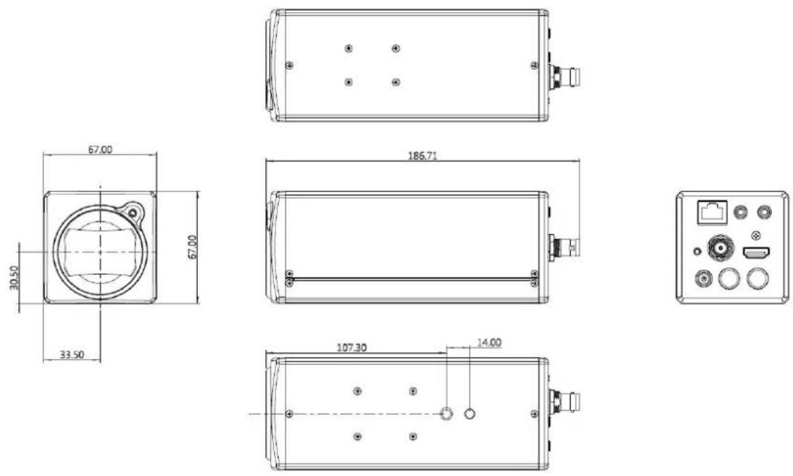 Lumens VC-BC601P - VC-BC601P 尺寸 - 1