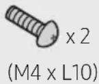 SAMSUNG HW-S67GD - Componenti del supporto per montaggio a parete - 3