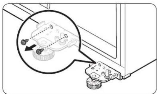 SAMSUNG RB50DG6320B1 - Entfernen Sie die Türen - 5