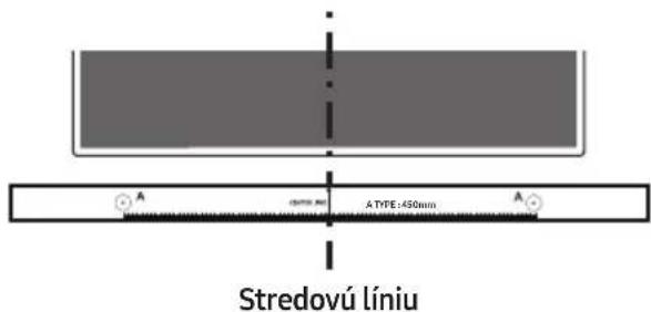 SAMSUNG HW-S66GD - Na povrch steny sa umiestni Inštalačná pomôcka na montáz na stenu. - 2
