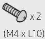 SAMSUNG HW-S66GD - Εξαρτήματα τοποθέτησης στον τοίχο - 3