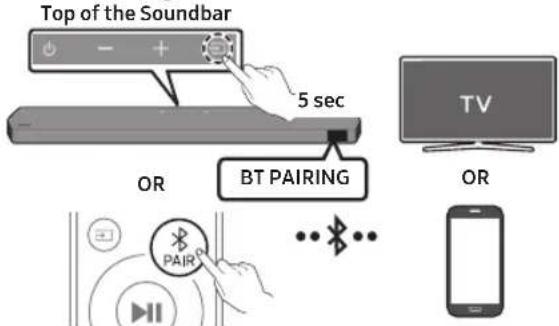 SAMSUNG HW-Q710GD - Connecting via Bluetooth - 1