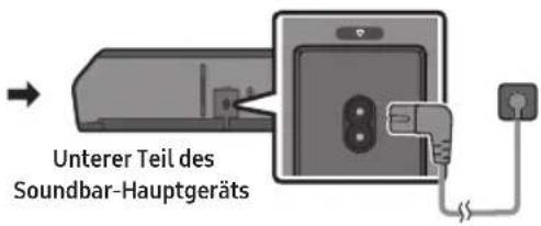 SAMSUNG HW-Q710GD - Anschlieben des Stroms und der Geräte - 2