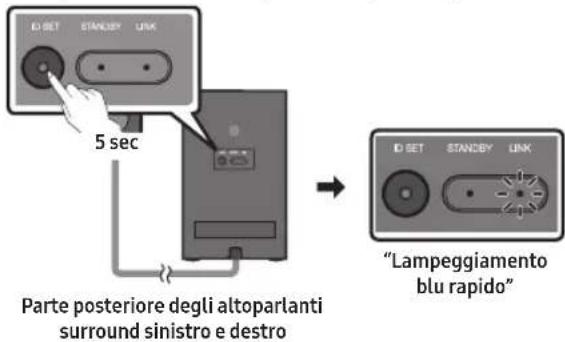 SAMSUNG HW-Q810GD - Quando il subwoofer o gli altoparlanti surround non sono collegati automaticamente - 2