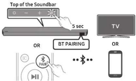 SAMSUNG HW-Q810GD - Connecting via Bluetooth - 1