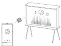 SAMSUNG GQ50LS01DBU - Using the NFC on TV function - 4