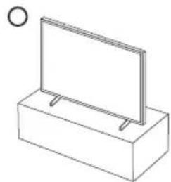 SAMSUNG QE75QNX1DAT - Precauzioni durante l'installazione del piedistallo al teilevisore - 1
