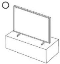 SAMSUNG QE75QNX1DAT - Voorzorgsmaatregelen bij de installmentie van de tv met een voet - 1