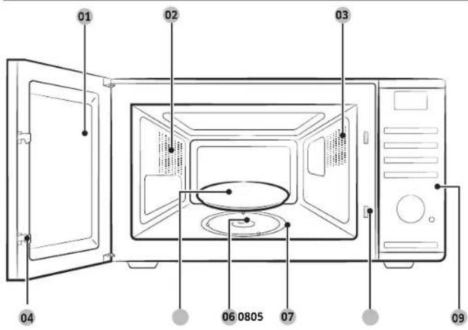 SAMSUNG MS23DG4504AG - Funções do forno - 1