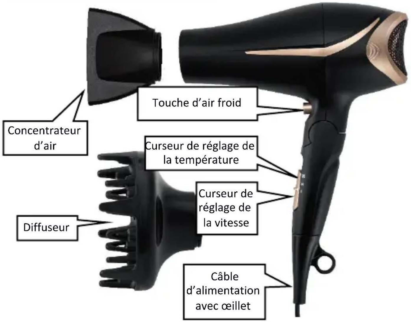 Huslog BE-570234 - Construction de l'appareil - 1