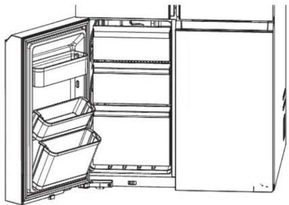 GE PJD23BYWFS - Estante de la Puerta del Freezer - 1