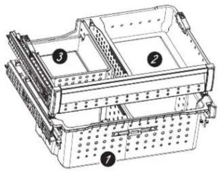 GE PJD23BYWFS - Freezer Basket and Drawer - 1