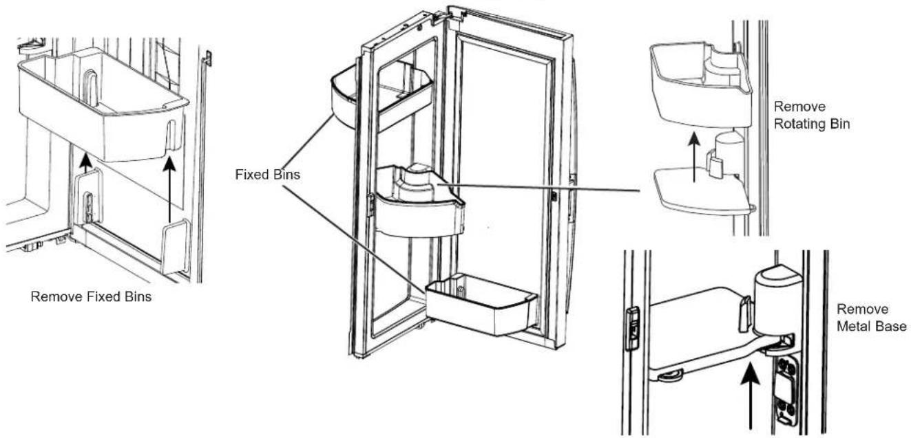GE PJD23BYWFS - Right Door Bins (on some models) - 1