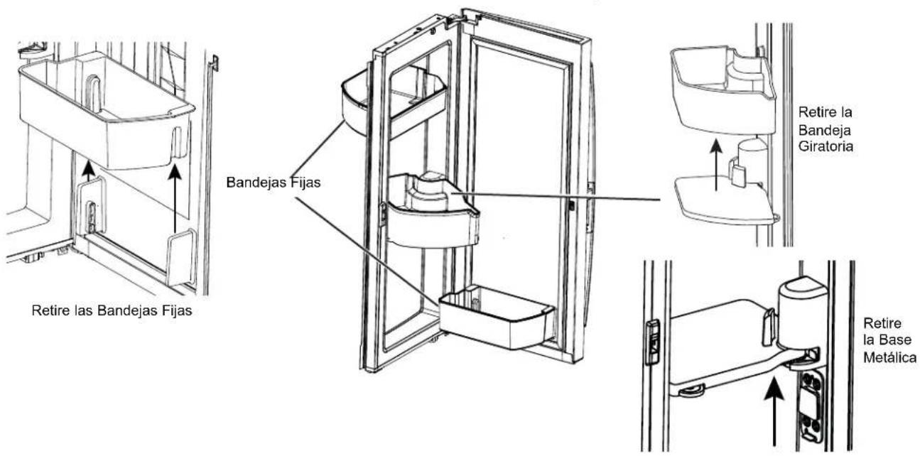GE PJD23BYWFS - Bandejas de la Puerta Derecha - 1