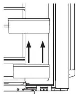 GE PJD23BYWFS - To place bins into doors: - 1