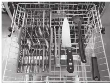 GE PDT705SYWFS - Optional Loading Patterns - 3rd Rack with Deep Clean Wash Manifold (on some models) and Removable Silverware Caddy (on some models) - 3