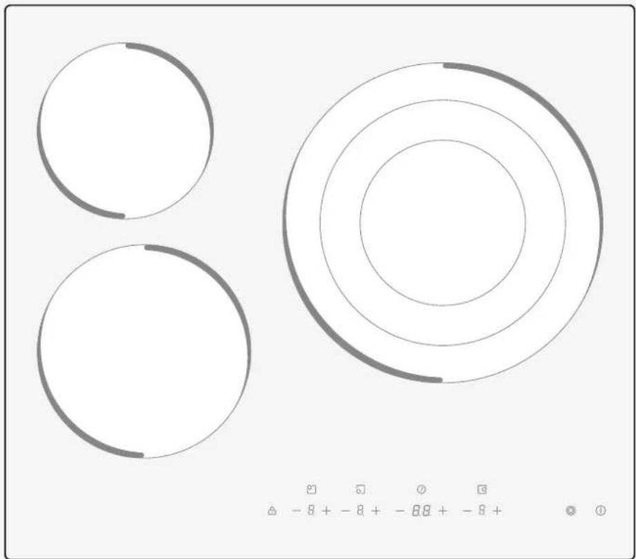 Glem Gas GTH63ET - CERAMIC HOB USER MANUAL - 1