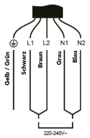 Glem Gas GTH63ET - ANSCHLUSS DES KOCHFELDS AN DAS STROMNETZ - 1