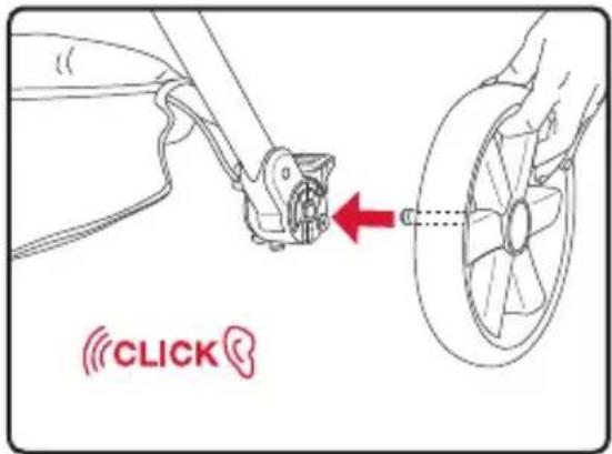 BRITAX B-Clever - Installing the Real Wheels - 1