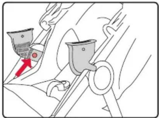 BRITAX B-Clever - Extracción de los receptores del asiento de seguridad para bebés - 1