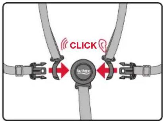BRITAX B-Clever - Utilización del arnés - 1