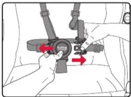 BRITAX B-Clever - Ajustando el arnés - 4