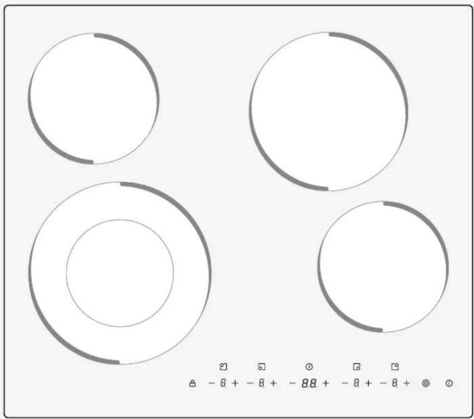 Glem Gas GTH64ET - CERAMIC HOB USER MANUAL - 1