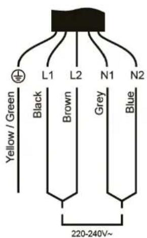 Glem Gas GTH64ET - CONNECTING THE HOB TO THE MAINS POWER SUPPLY - 1