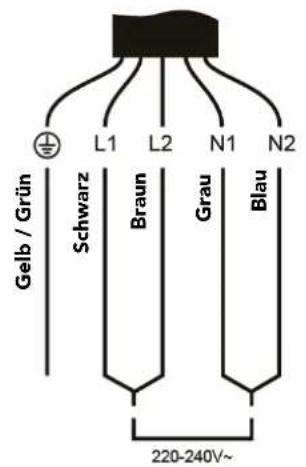 Glem Gas GTH64ET - ANSCHLUSS DES KOCHFELDS AN DAS STROMNETZ - 1