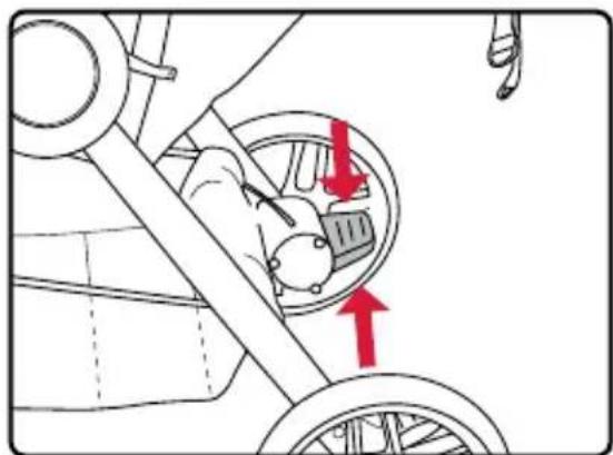 BRITAX B-Lively - Utilización del freno - 1