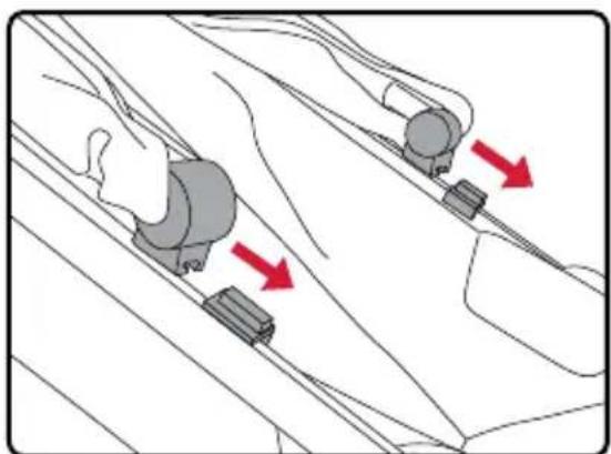 BRITAX B-Lively - Extracción de las ruedas traseras - 2