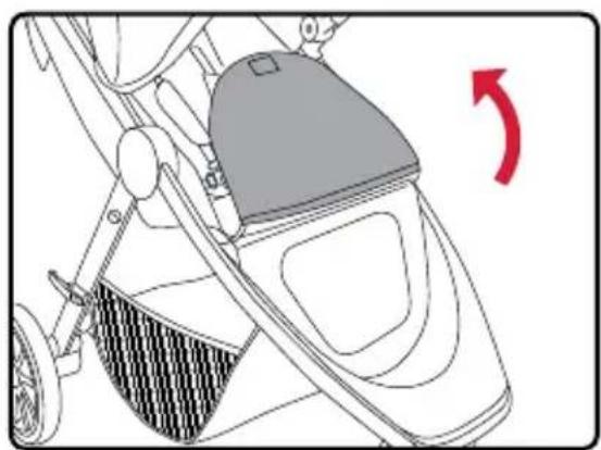 BRITAX B-Lively - Accéder au panier de devant - 1