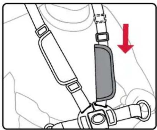 BRITAX B-Free - Ajuste de la altura del arnés regulable - 2