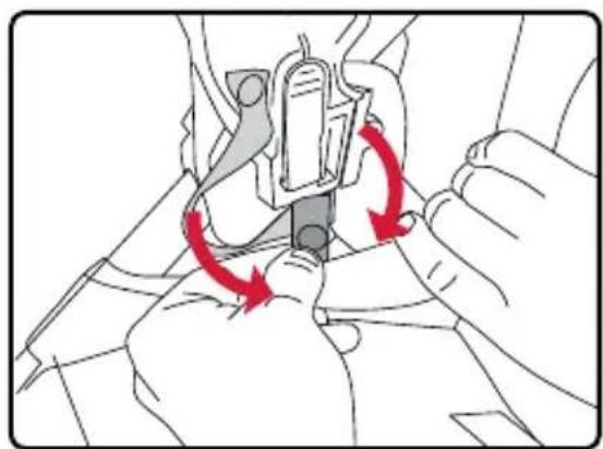 BRITAX B-Free - Extracción de los receptores del asiento de seguridad para bebés - 1