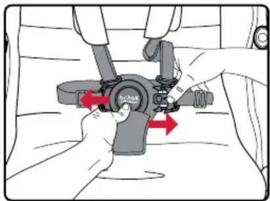 BRITAX B-Free - Reinstalación del forro del asiento - 1