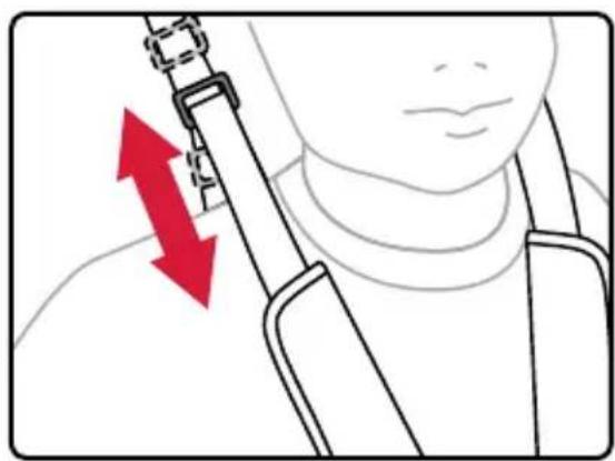 BRITAX B-Free - Adjusting the Harness Height with No-Rethread Feature - 1