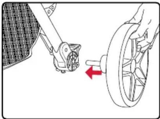 BRITAX B-Free - Installing the Real Wheels - 1