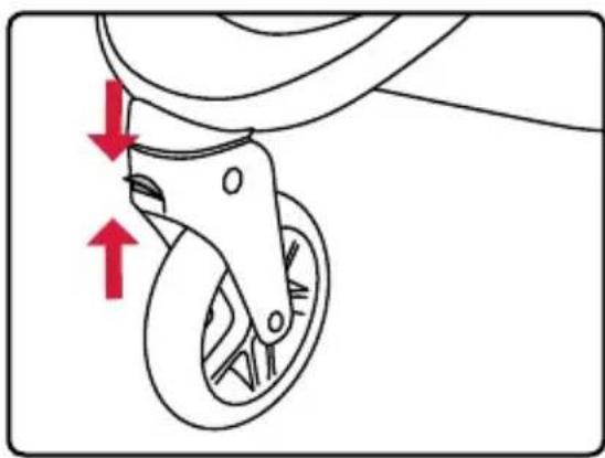 BRITAX B-Free - Utilización de la cerradura giratoria - 1