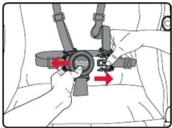 BRITAX B-Free - Ajuste de la altura del arnés regulable - 3