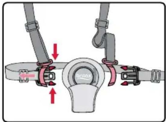 BRITAX B-Free - Reinstalación del forro del asiento - 2