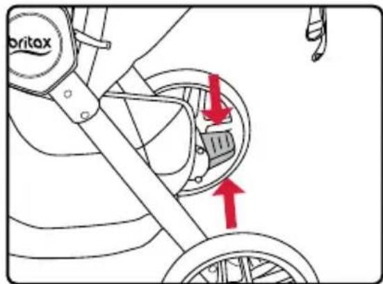 BRITAX B-Free - Utilización del freno - 1