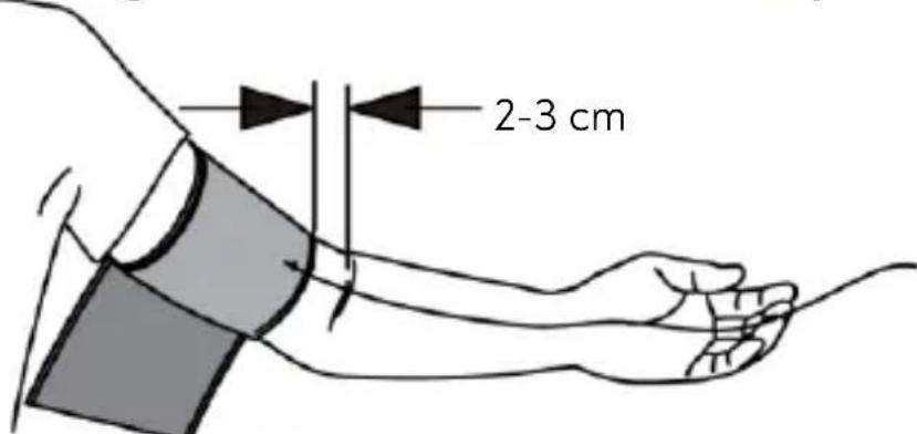 Huslog AOJ-30C - PREPARATION AND APPLYING THE ARM CUFF - 3